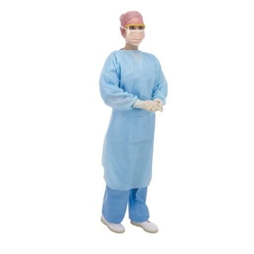 Surgical Gown - Thumb Loop, Non-Sterile (One Size) Blue - Pack of 15