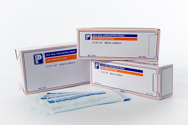 Sterilization Pouches x 200 - 90x203mm 3.5x8 (3705)