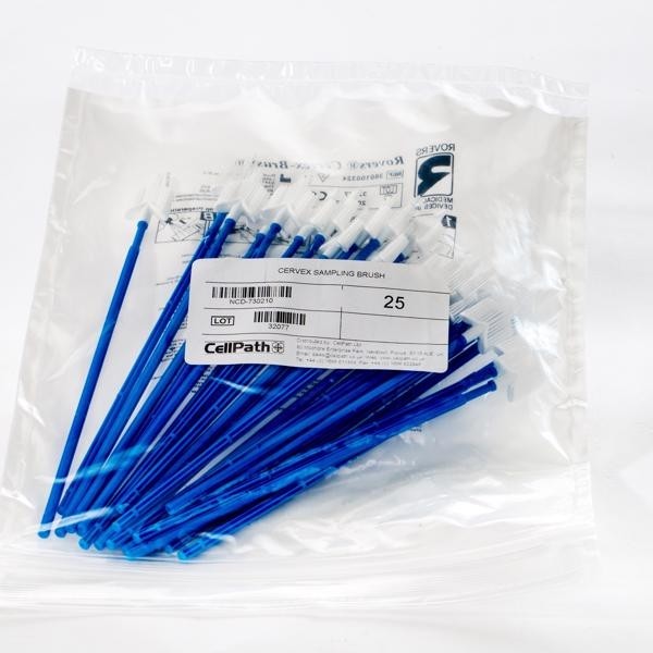 Cervex Sampling Brush - Blue - (x 25)