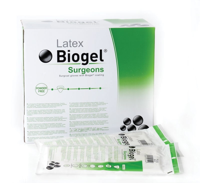 Gloves - Latex Surgeons, Biogel - Sterile (50 pairs per box) - 6 Sizes