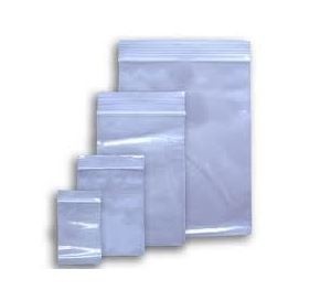 Polythene Bags - Clear Resealable x100 - 5 Sizes