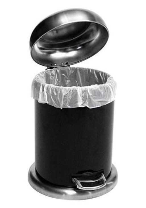 Bin Liners - Pedal Bin Light Duty (11x17x18") x1000