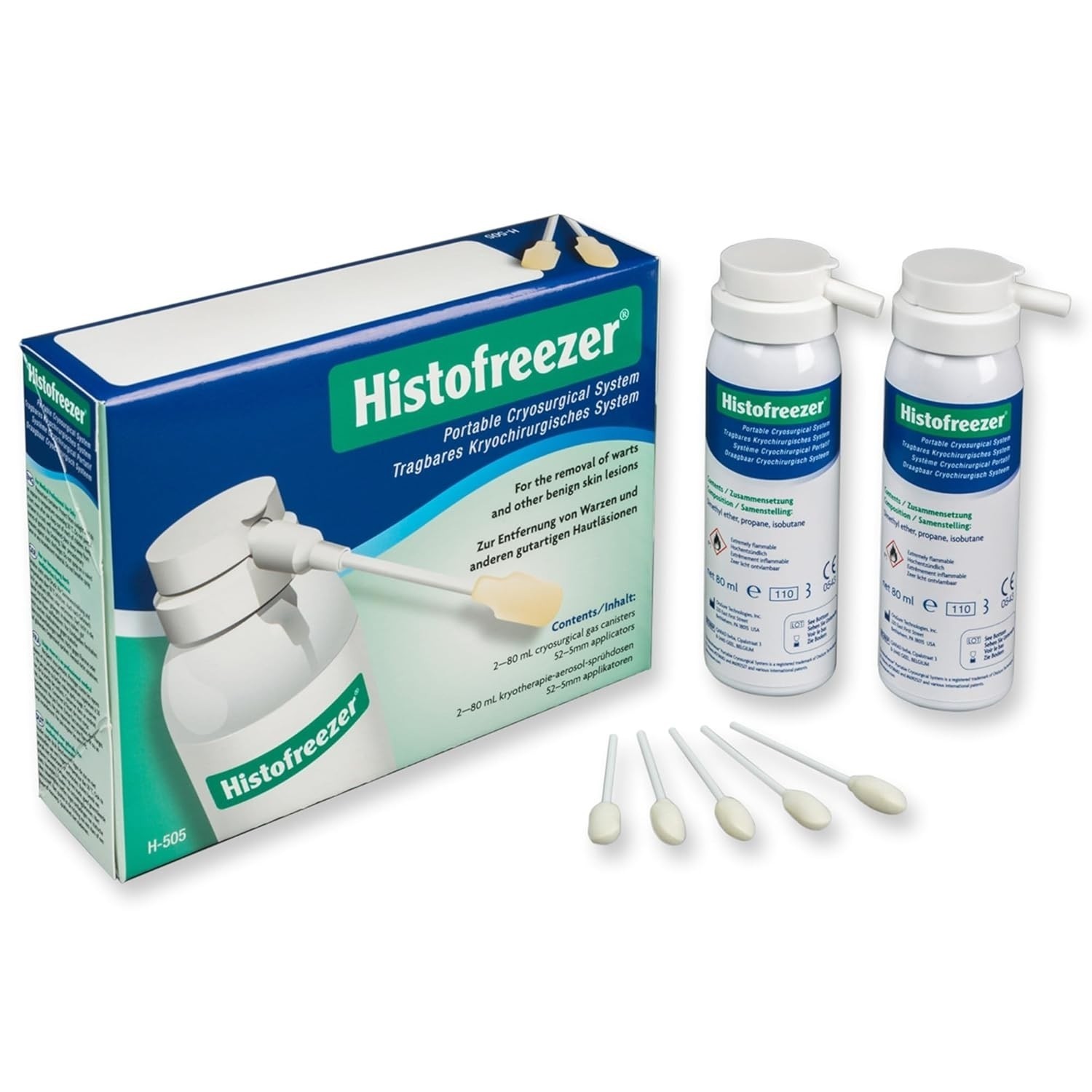 Histofreezer Cryosurgical Spray with Small Pointed Tips