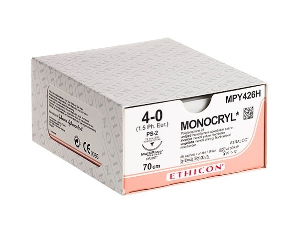 Sutures - Monocryl - 4 Types