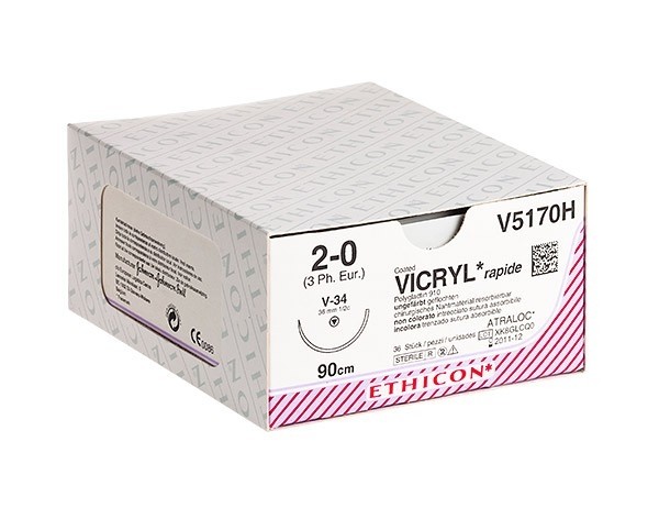 Sutures - Vicryl Rapide - 5 Types