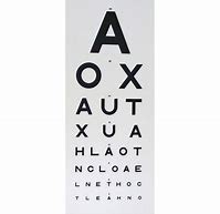 Eye tests -AOX Snellen 6m Letter Panel Reversible