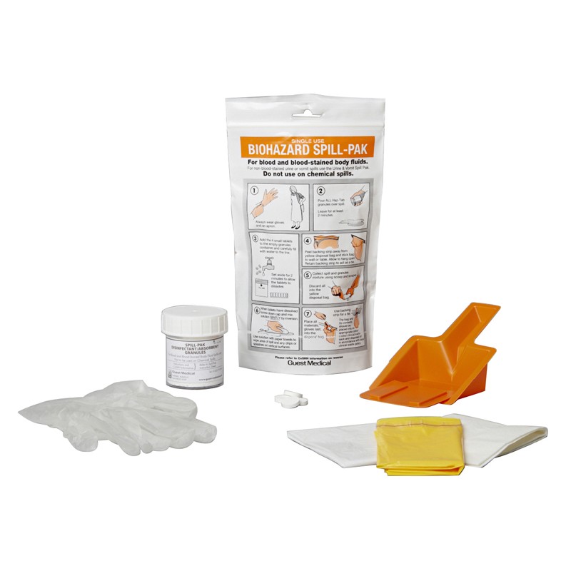 Spill Kits - Body Fluids (Blood) Biohazard Spill Pak - single use