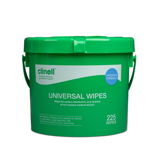 Sanitising Wipes - Clinell Universal - Bucket x225