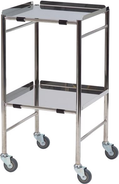 Reversible shelf, s/steel, dressing & instrument trolley - CA4181
