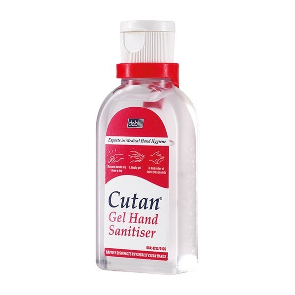Hand Rub - Alcohol Gel - Tottle  50ml (Cutan)