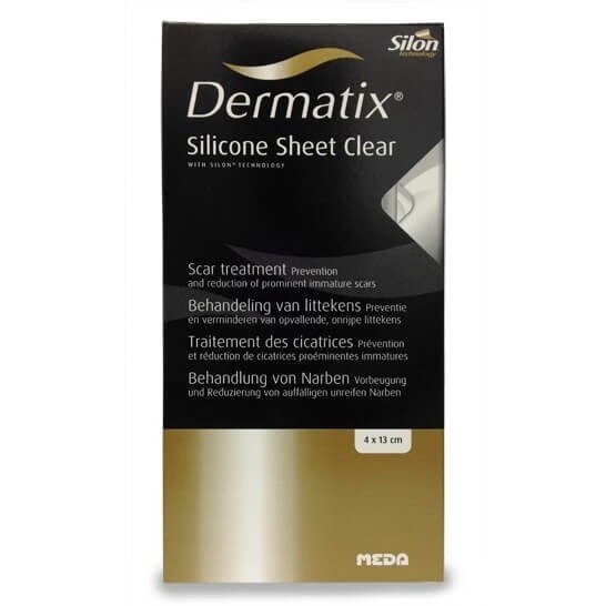 Dermatix Silicone Sheet Clear 4x13cm