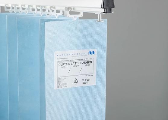 FastFit Curtains - Pastel Blue