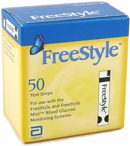 Diagnostic Test Strips - Freestyle Blood Glucose (X50)