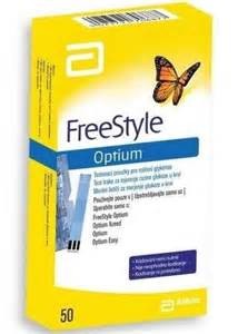 Diagnostic Test Strips - Freestyle Optium Blood Glucose (X50)