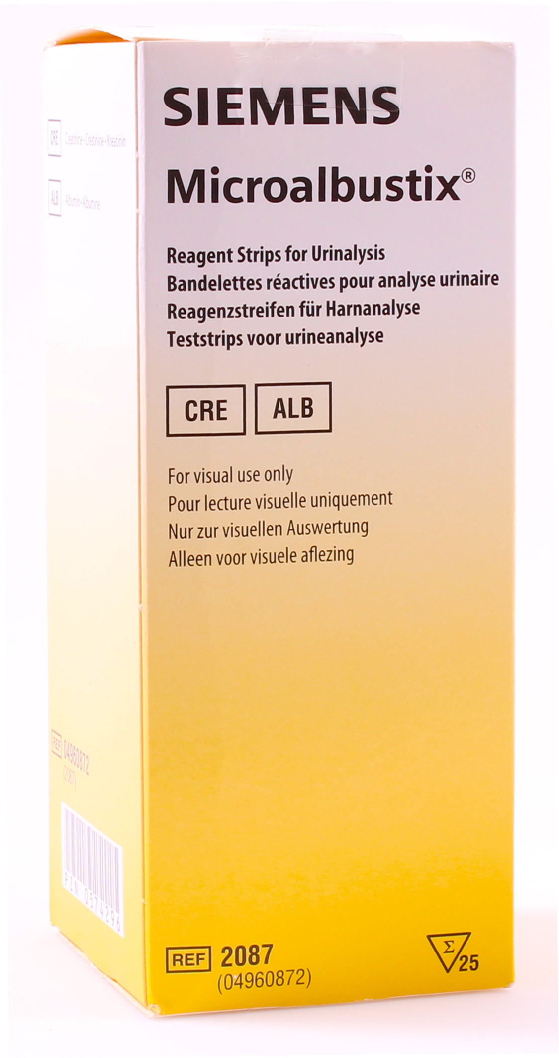 Diagnostic Test Strips - Microalbustix (x 25)