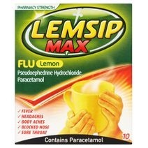 Lemsip Max Flu Lemon Sachets  (x10)