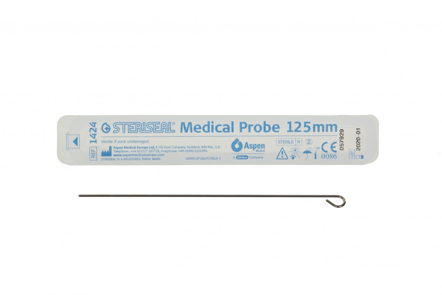 Medical Wound Probe - 12.5cm S/Steel x 10
