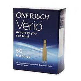 Diagnostic Test Strips - One Touch Verio Blood Glucose (x 50)