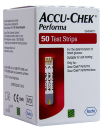 Diagnostic Test Strips - Accu-Chek Performa (without chip) x50
