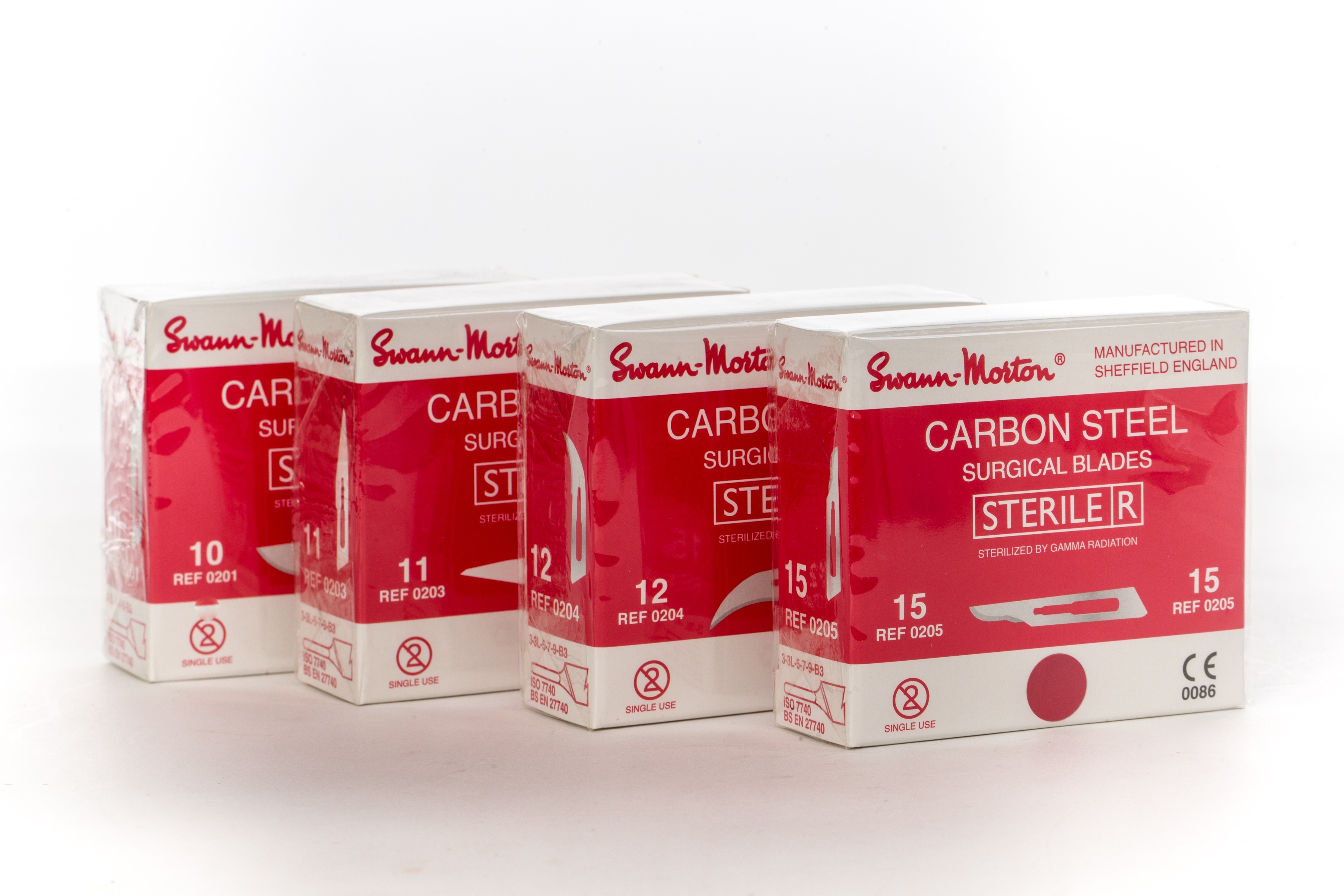Scalpel Blades - Sterile Swann Morton (100 per box) 4 Sizes  