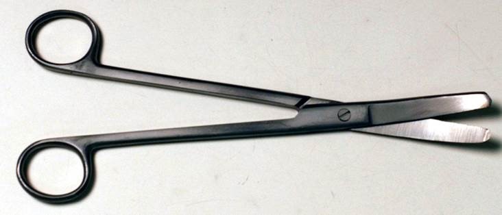 Scissors - SIMS Uterine S/Steel Curved 20cm x 10