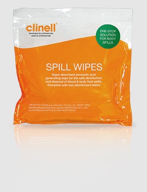 Spill wipes - Clinell - Blood/Body Fluids