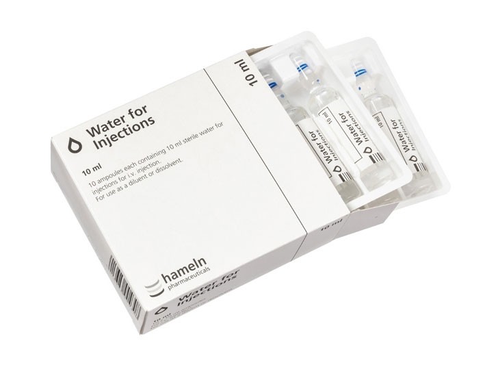 Water for Injections 2ml or 5ml