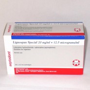 Lignospan Special 2% Injection 2.2ml cartridges (X50)	