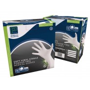 Gloves - Soft Vinyl (Synthetic) Procedure - Sterile (50 pairs per box) - 3 Sizes