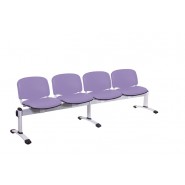Beam Seating - Sunflower Venus 4-Section Visitor (Vinyl - Lilac)
