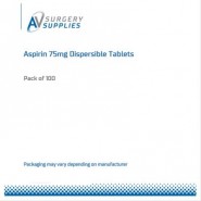 Aspirin 75mg Dispersible Tablets (X100)