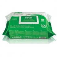 Sanitising Wipes - Clinell Universal (Green/White) x200