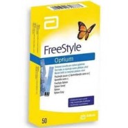 Diagnostic Test Strips - Freestyle Optium Blood Glucose (X50)