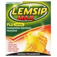Lemsip Max Flu Lemon Sachets  (x10)