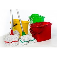 Mop Heads, Handles & Buckets (Hygiemix) - 4 Colours