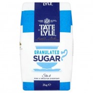 Sugar - Tate & Lyle Granulated - 2kg Bag