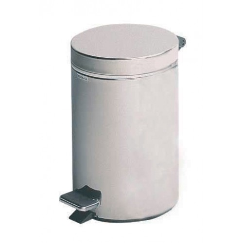 Pedal Bin 5Ltr (Metal Bodied) Satin Steel or White