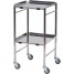 Reversible shelf, s/steel, dressing & instrument trolley - CA4181