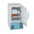 Inside view of LEC 41L countertop pharmacy fridge with glass door