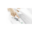 The weighing tray can be removed at the touch of a button