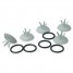 Propulse Mushroom Valve & Washer - Fits II, III & NG (KIT 1006) Sold in Singles